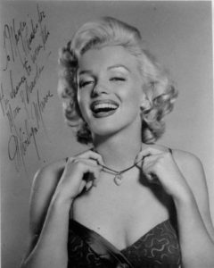 Marilyn Monroe portant le Moon of Baroda